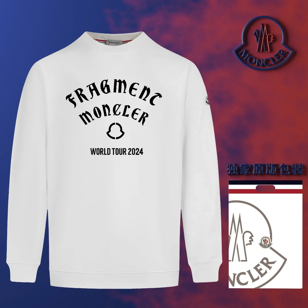 【 Quality】【 MONCLER】【In Stock 】 2024 New Arrival Premium 3D LOGO ， ， Premium ⚠️ ： 460 ， 21S 10S 26/2 1*1 ！ ， ， ， ， ， ！ Same Style ✔️ Same Style： ❗ ✔️【 Same Style， In Stock！】 ➡️Size：S M L XL XXL ➡️ ：Black White ⚠️Size Size